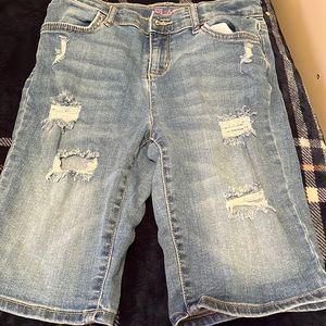 1st pair the brand is Children Place's. 2nd pair is a company called denim.